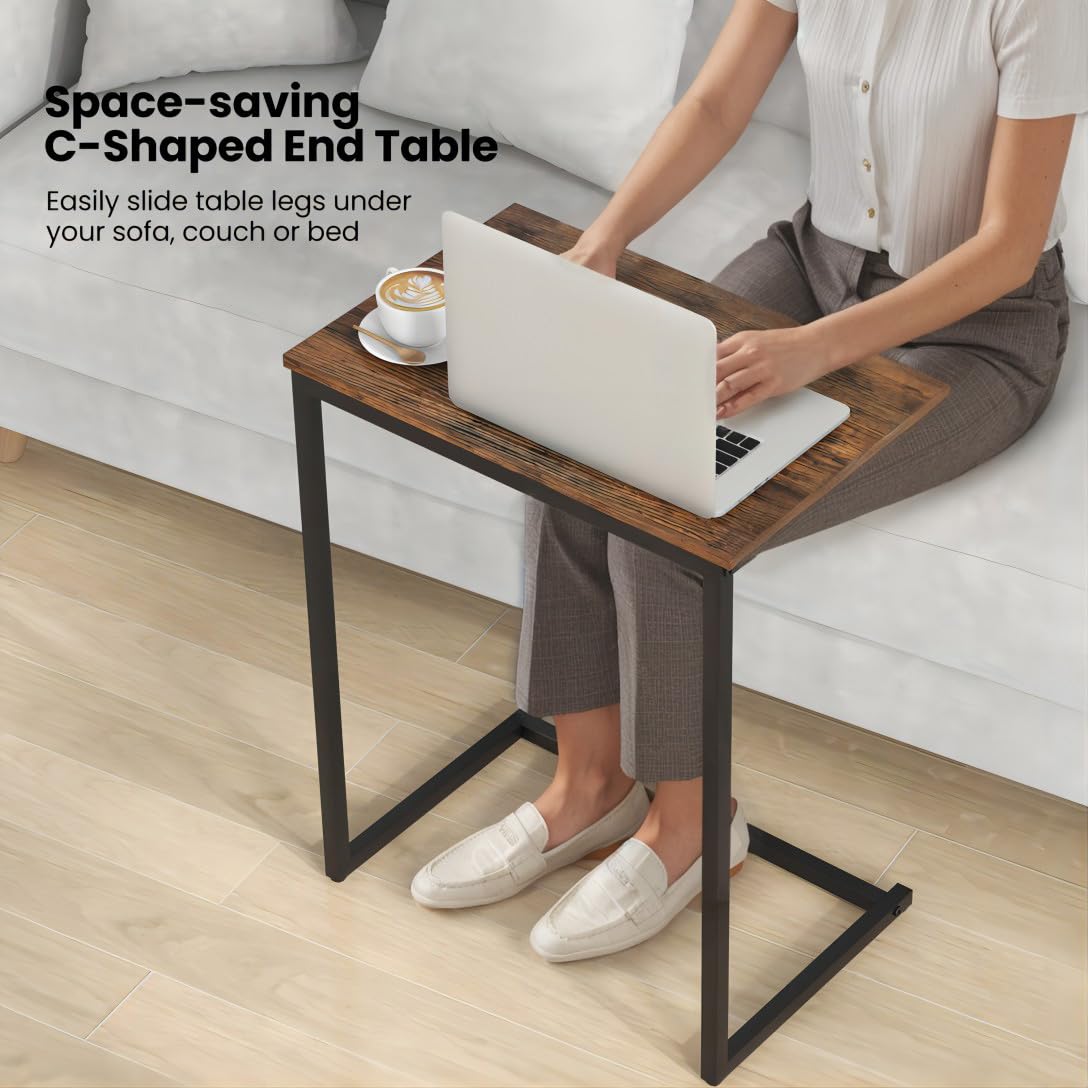 Amazon.com: Giantex C Shaped End Table, 26.5